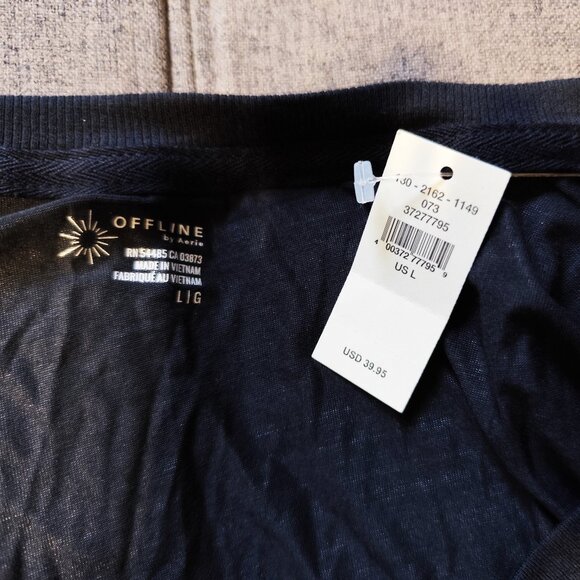 American Eagle Soft & Sexy v neck long sleeve Size L - Picture 3 of 3